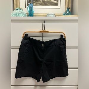 Loft outlet high waisted shorts -black -size 2 but run big